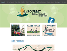 Tablet Screenshot of lafourmycanoekayak.com